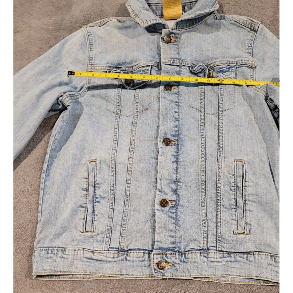 Thereabouts Girls/Boys Light Wash Denim Jacket Size L (14-16) Recycled Cotton